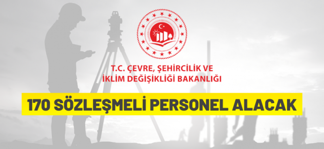 170 Sözleşmeli Personel alınacak