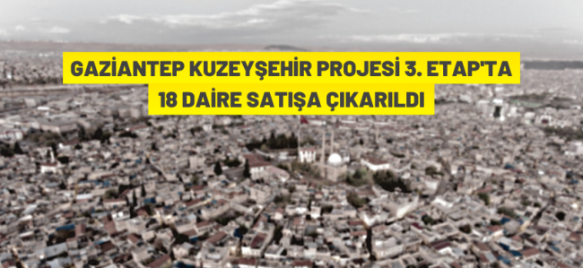 Gaziantep'te daire satış ihalesi