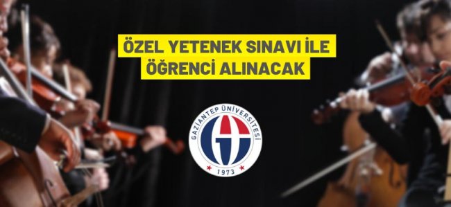 Özel yetenek sınavı ile öğrenci alınacak