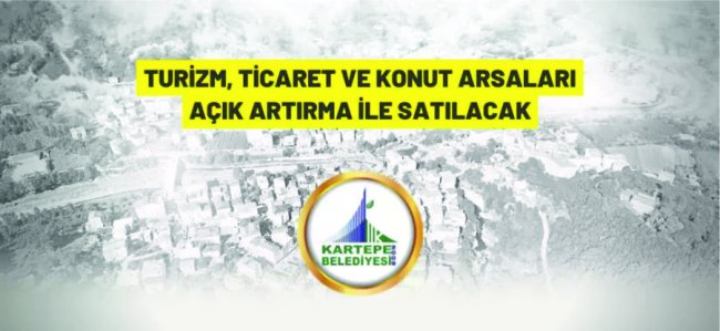 Kartepe Belediyesi'nden satılık arsalar