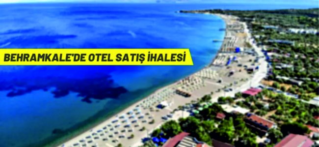 Çanakkale'de otel satış ihalesi