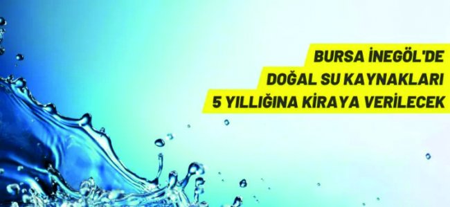 BUSKİ, doğal su kaynaklarını kiraya verecek